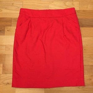 J. Crew Factory Cotton "The Pencil Skirt"